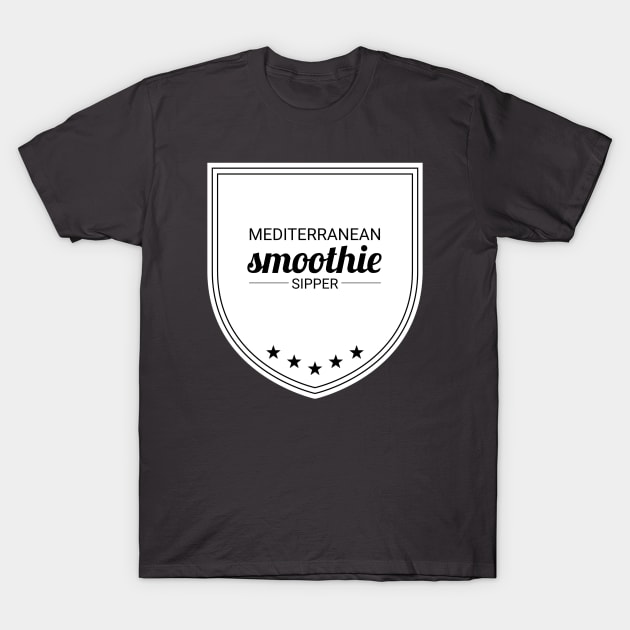 Mediterranean Smoothie Sipper T-Shirt by Smooch Co.